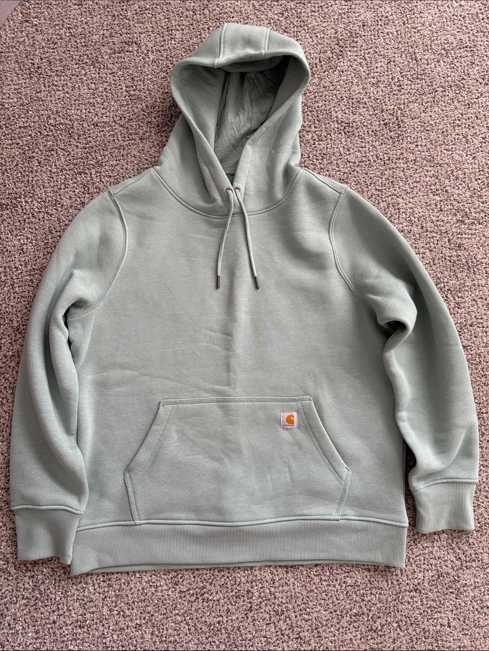 Carhartt Sage Green Hooded Pullover Sweatshirt - Picture 3 of 6
